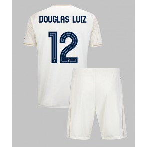 Nottingham Forest Douglas Luiz #12 Segunda Equipación Niños 2025-26 Manga Corta (+ Pantalones cortos)